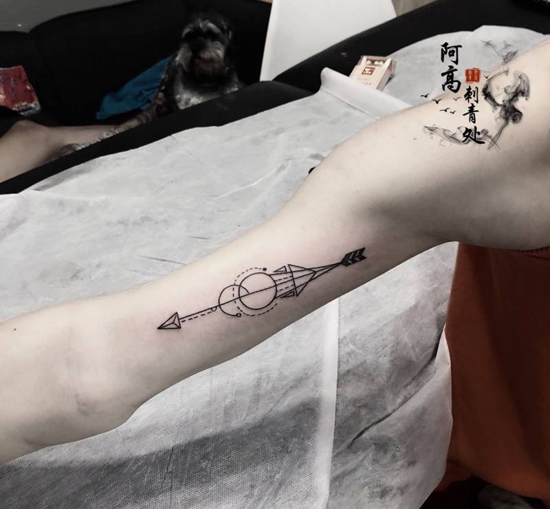 几何小清新纹身图片