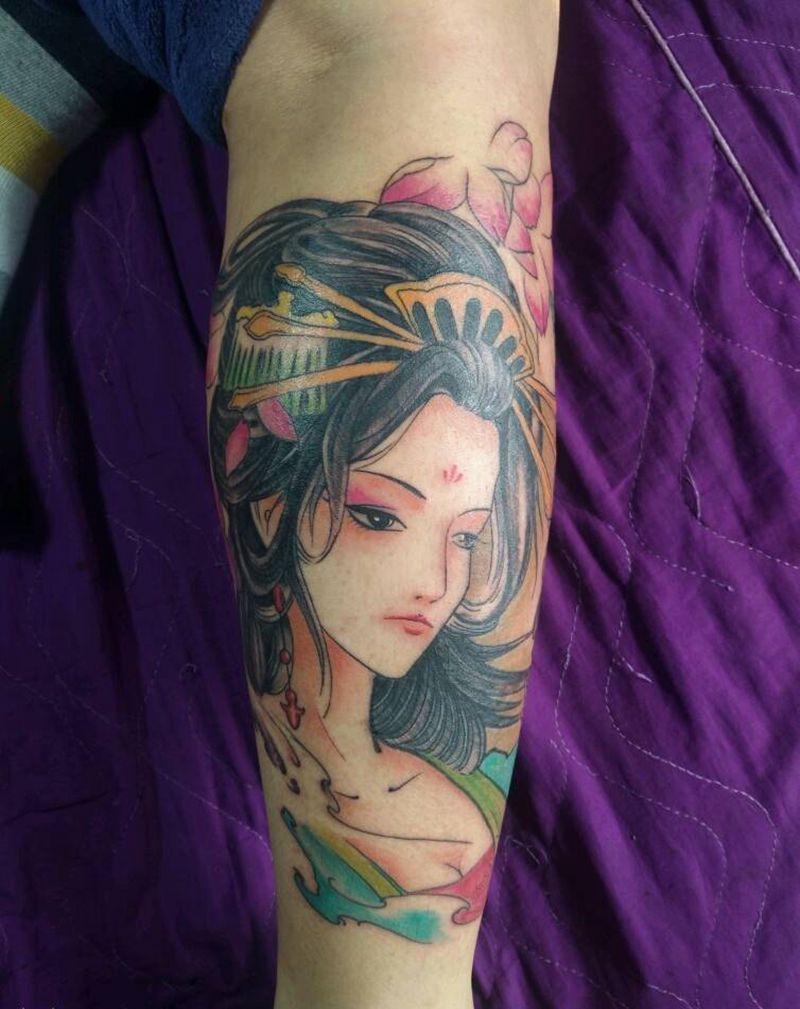 美女纹身图片