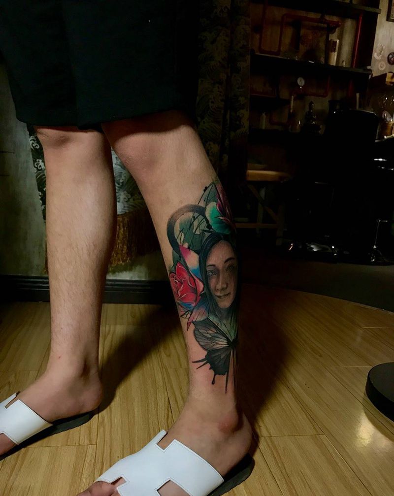 本店修改贴近作品纹身图片