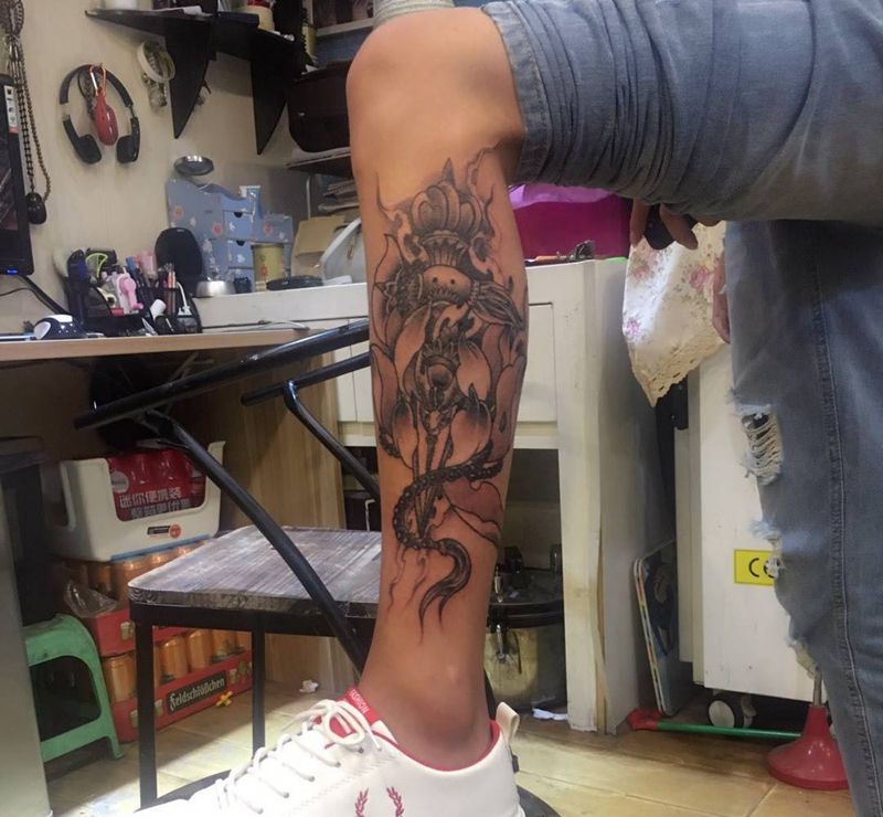 纹铭刺青纹身图片