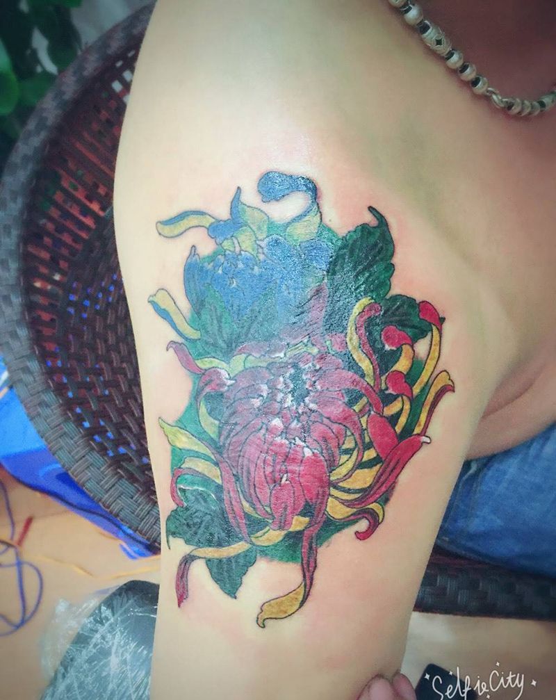 遮盖伤疤纹身图片