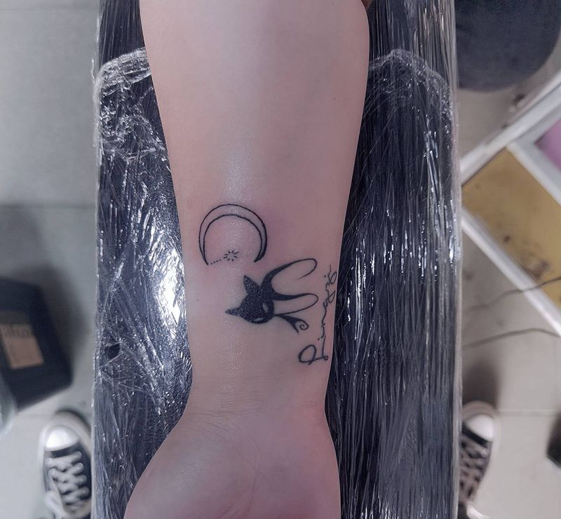 小清新纹身图片_手部纹身图案