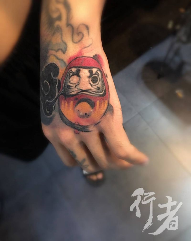 达摩蛋纹身图片