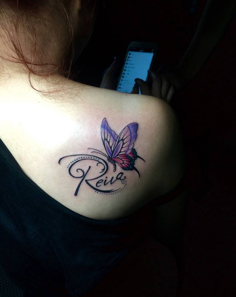 蝴蝶纹身图片