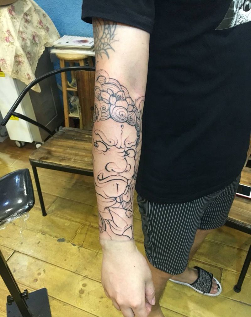 纹铭刺青纹身图片