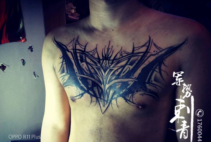 花字体纹身图片_花体字纹身图案