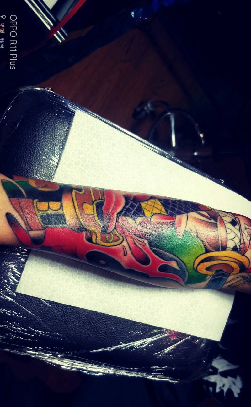 修改作品纹身图片_手臂纹身图案