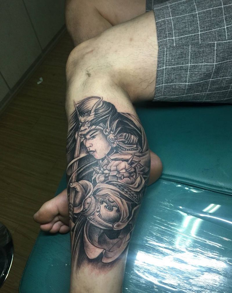 赵子龙纹身图片