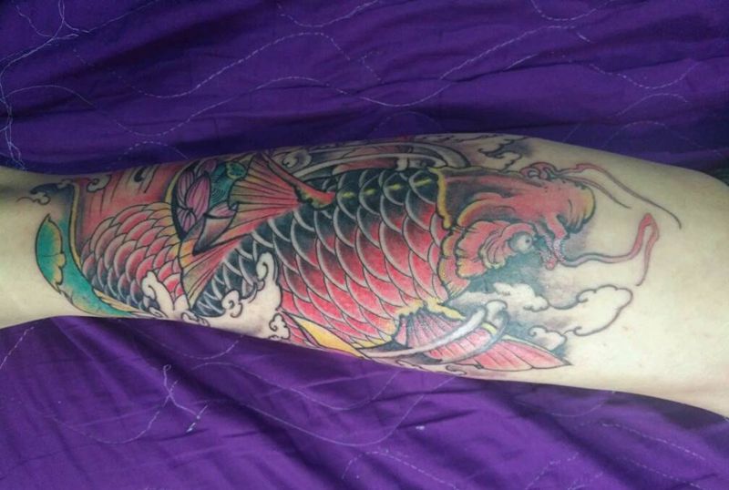 锦鲤纹身图片