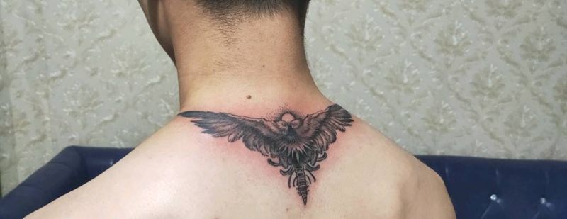 翅膀纹身图片