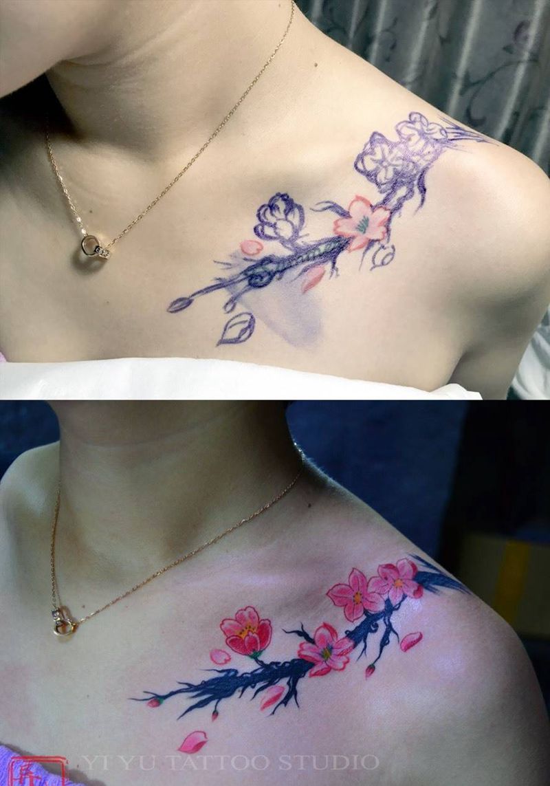 遮盖添加纹身图片