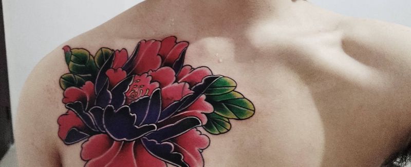 卖家秀纹身图片_胸部纹身图案