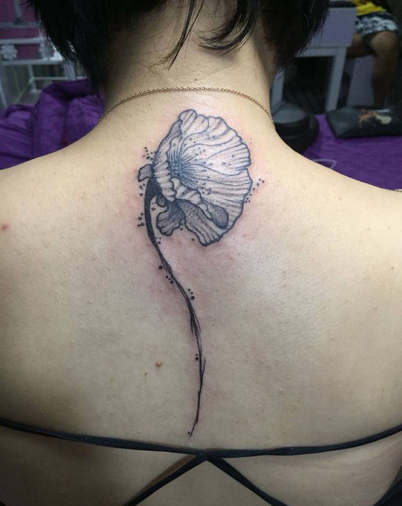 罂粟花纹身图片