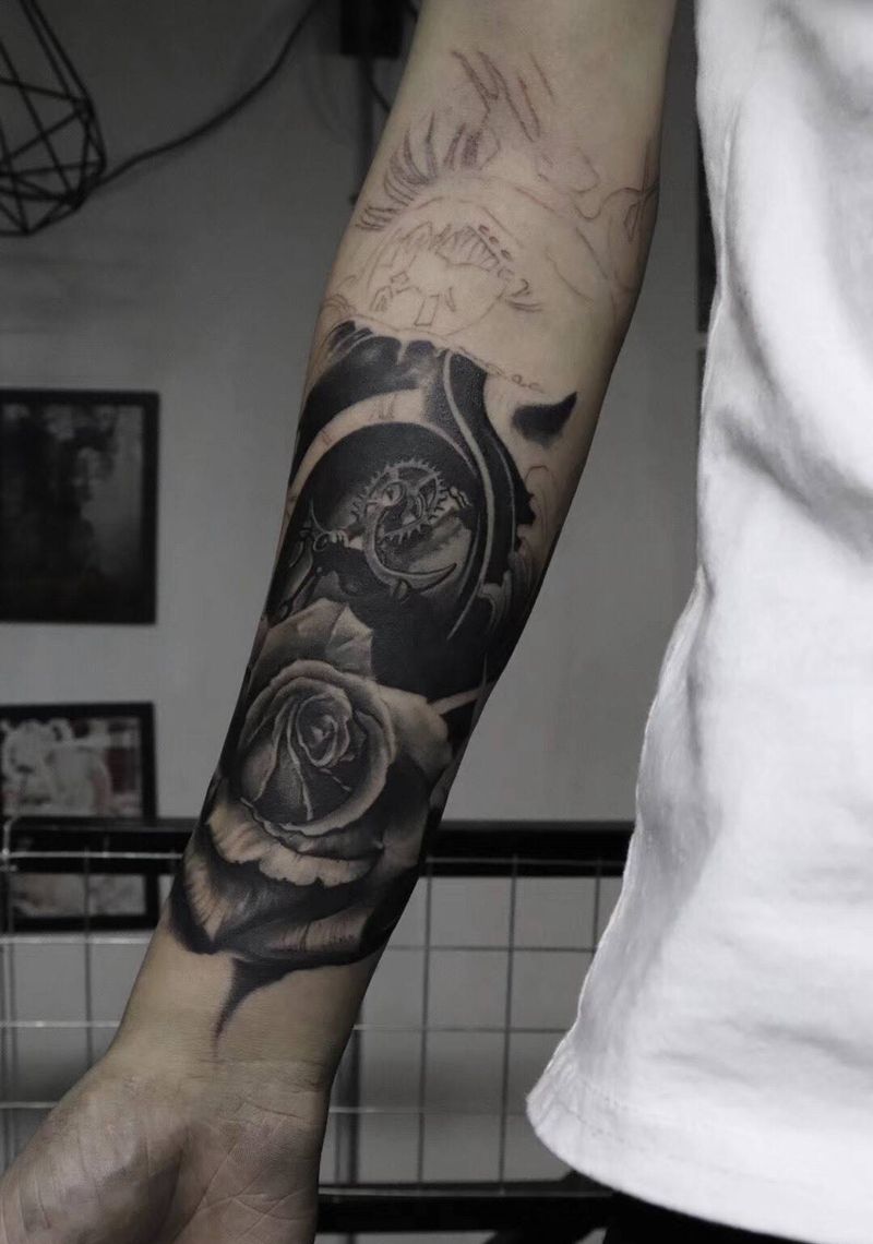 欧美写实纹身图片