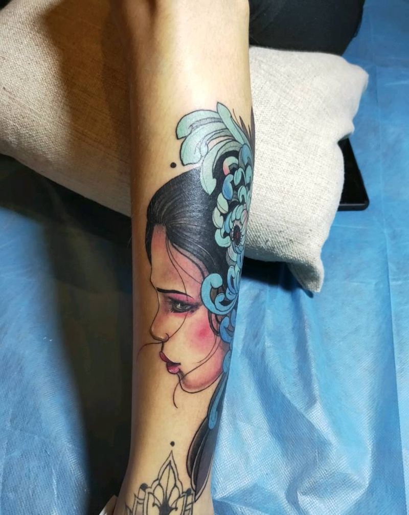 人物遮盖纹身作品纹身图片