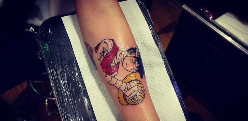 动漫纹身图片_Old School纹身图案