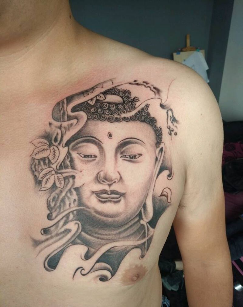 佛纹身图片
