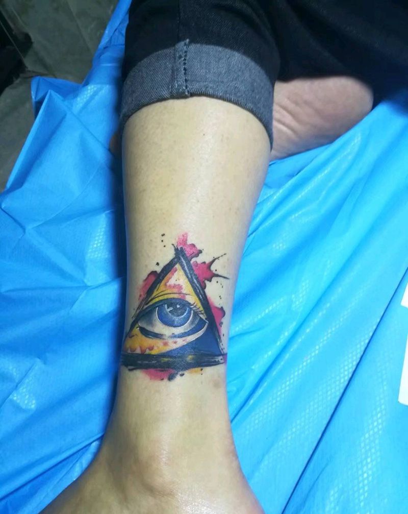 上帝之眼纹身图片