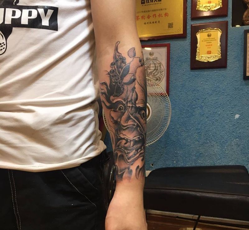 纹铭刺青纹身图片