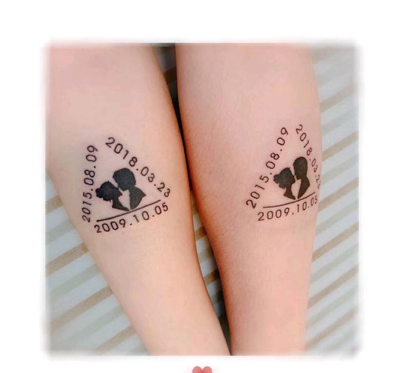 情侣纹身纹身图片_手臂纹身图案