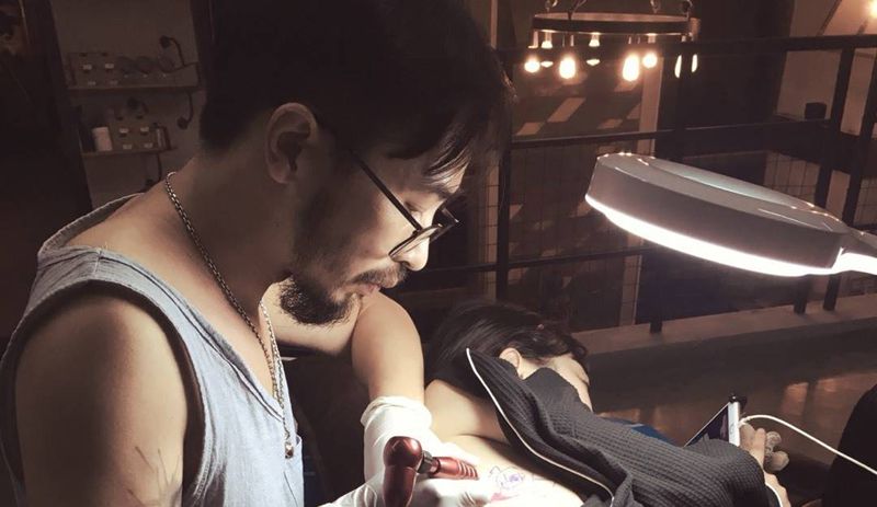 月季花纹身图片