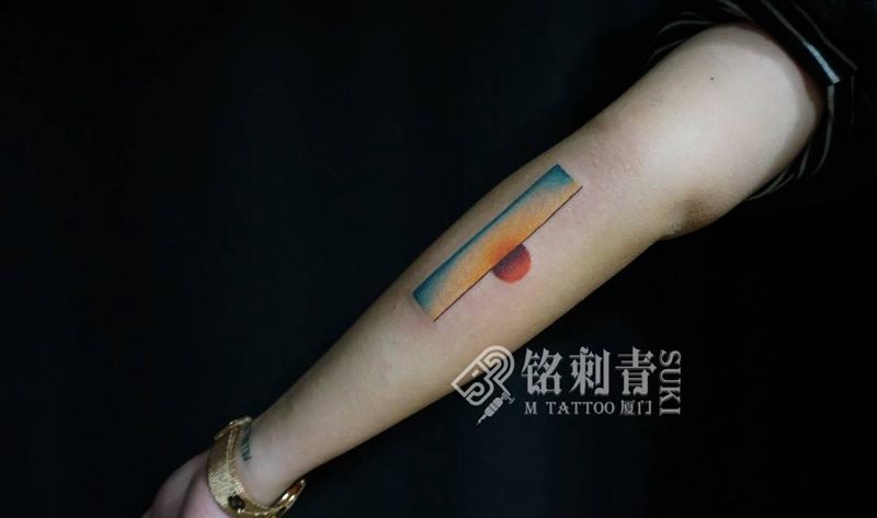 小彩图纹身图片