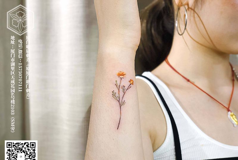 小清新纹身图片_手臂纹身图案