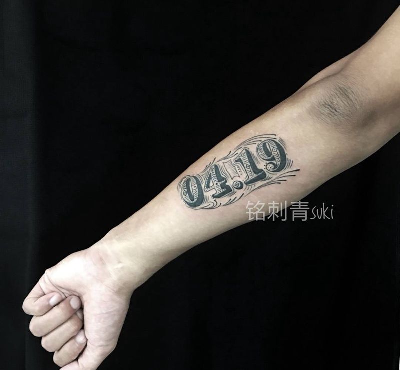 定做数字纹身图片