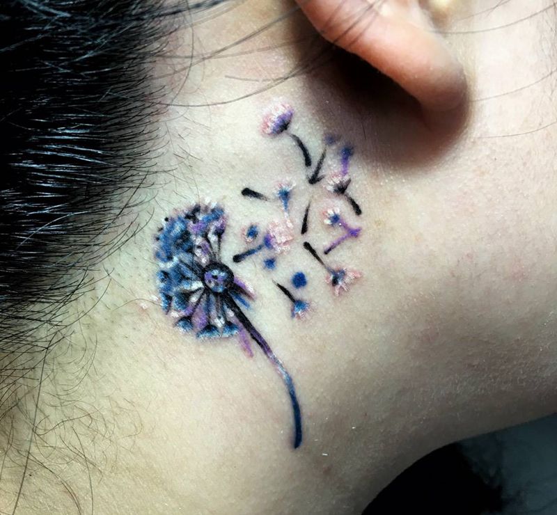 彩色小清新纹身图片