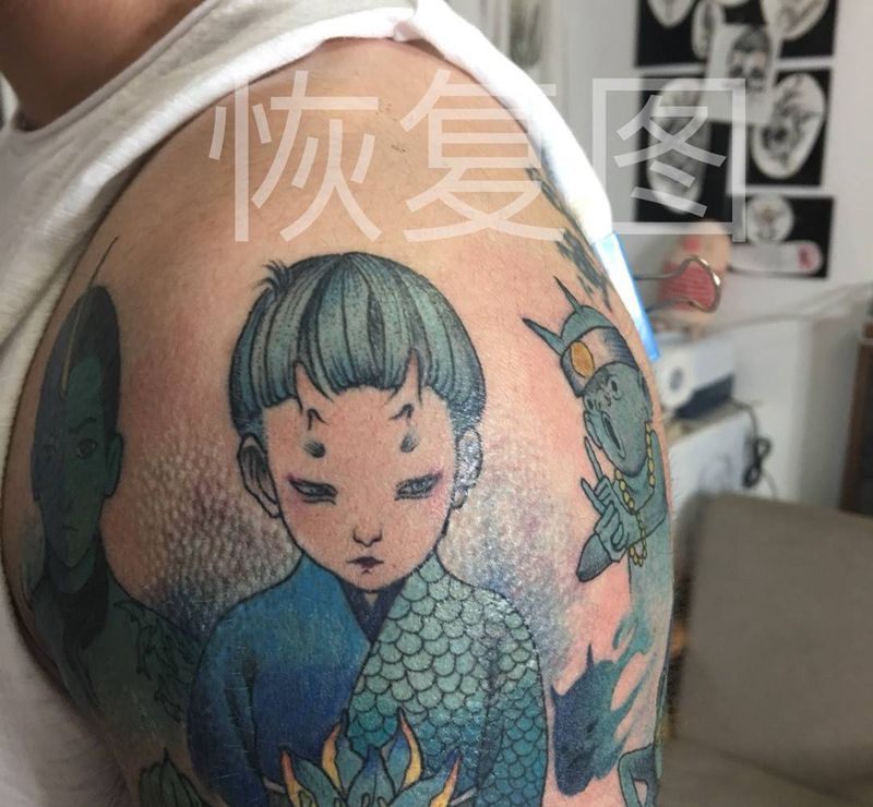 恢复图纹身图片