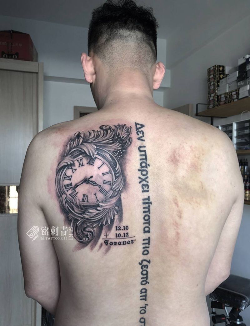 欧美黑灰纹身图片