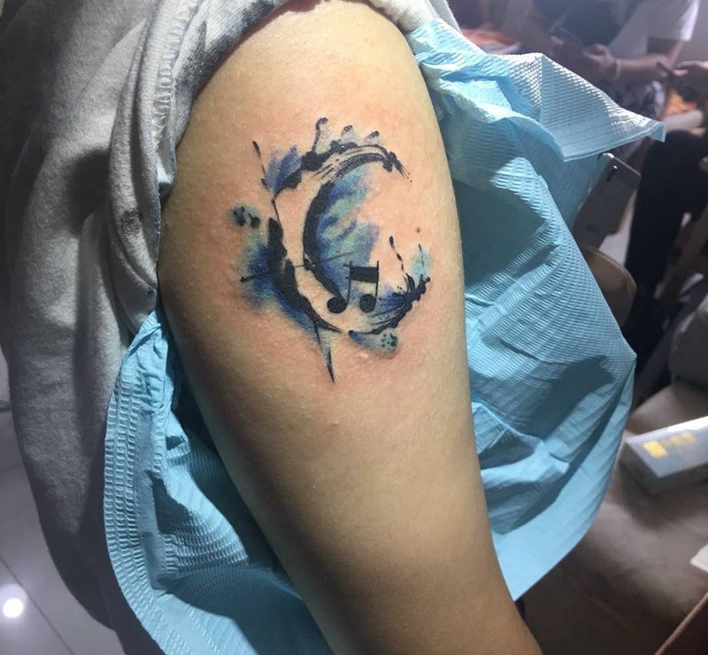 客定原创小清新纹身图片_成品原创欧美清新手臂纹身图案