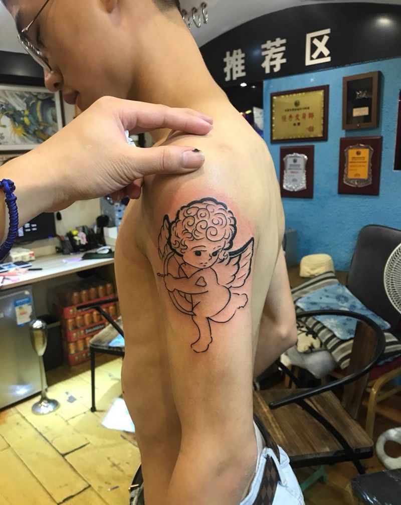 让我射一箭纹身图片