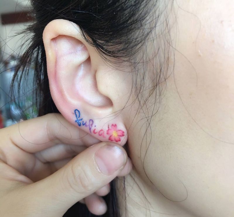 小清新纹身图片