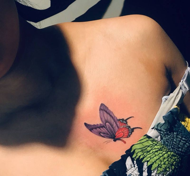 蝴蝶纹身图片