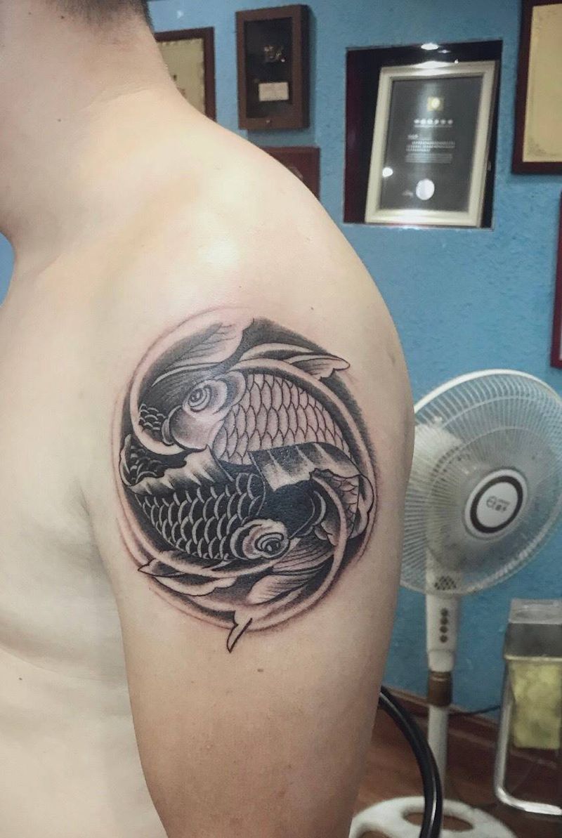 鱼纹身图片