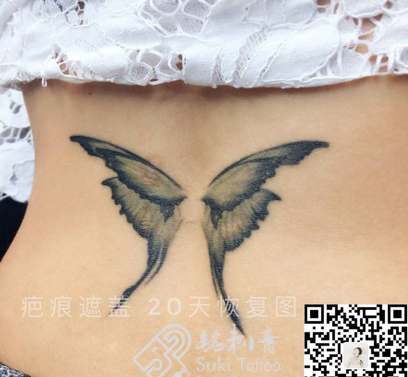 疤痕遮盖20天恢复图纹身图片