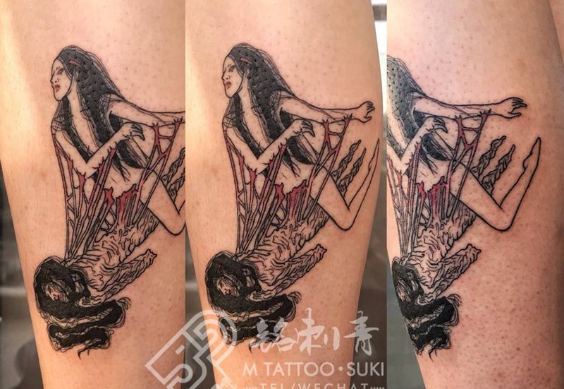 富江小姐纹身图片