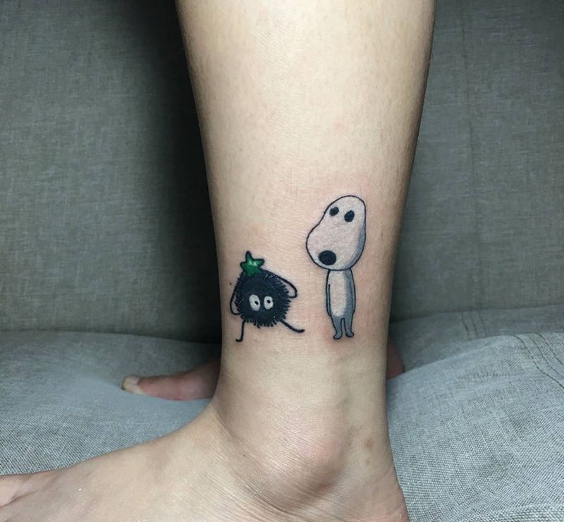 宫崎骏动漫小可爱纹身图片