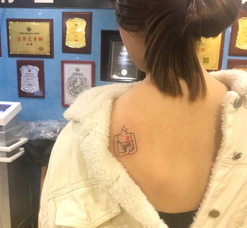 小清新纹身图片
