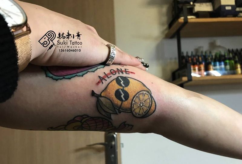 柠檬先生纹身图片