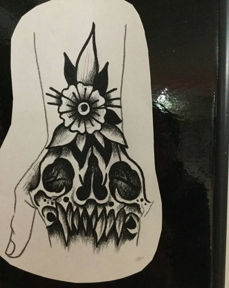 墨西哥风格纹身图片_手稿纹身图案