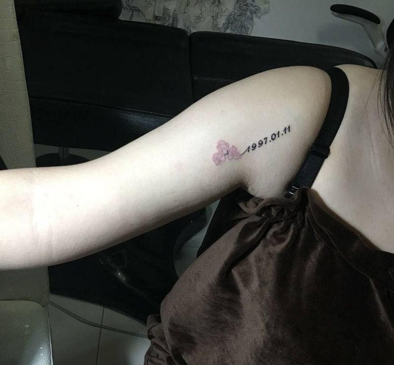 小清新纹身图片_成品清新纹身图案