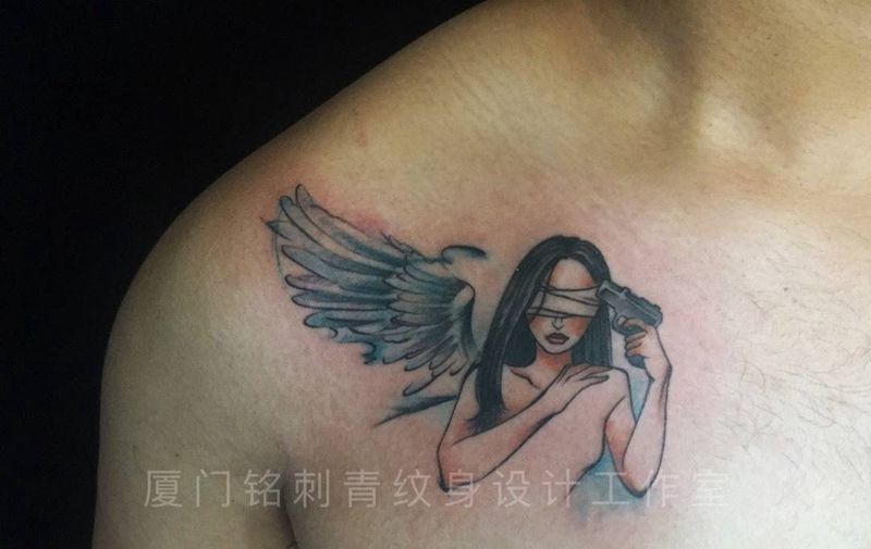 随手创意小水彩纹身图片