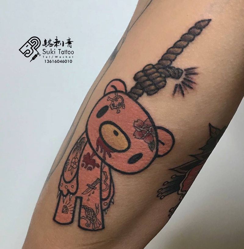 原创暴力熊纹身图片
