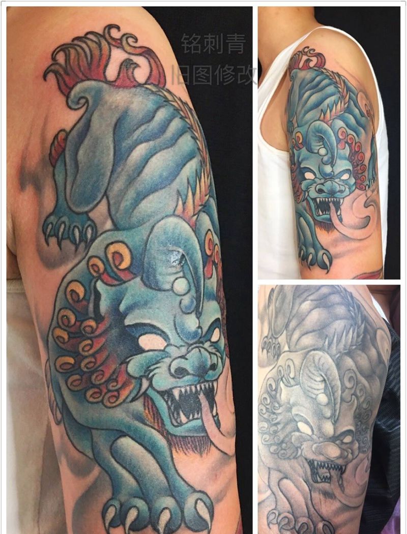 改旧图纹身图片