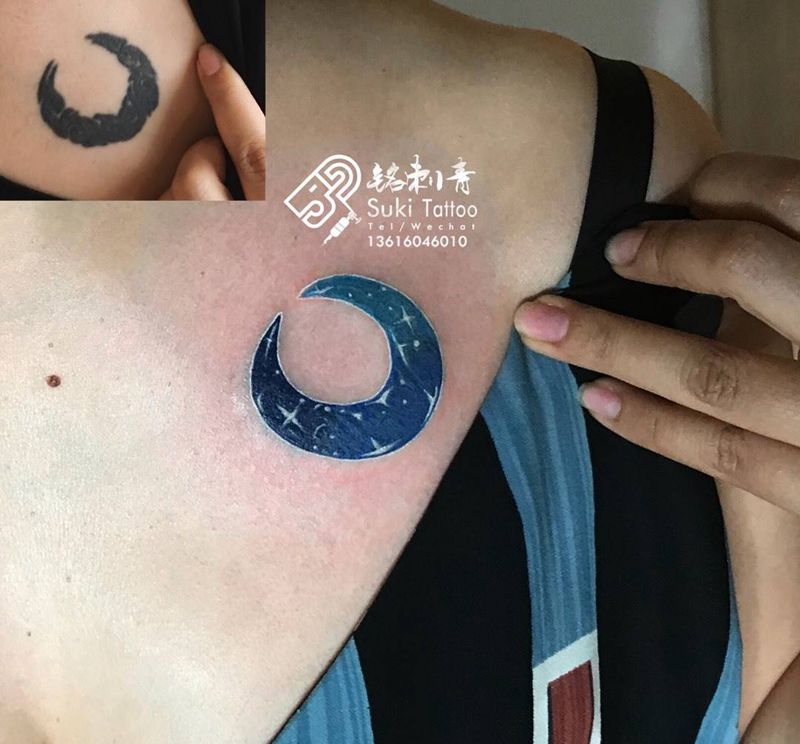 旧图遮盖改造纹身图片