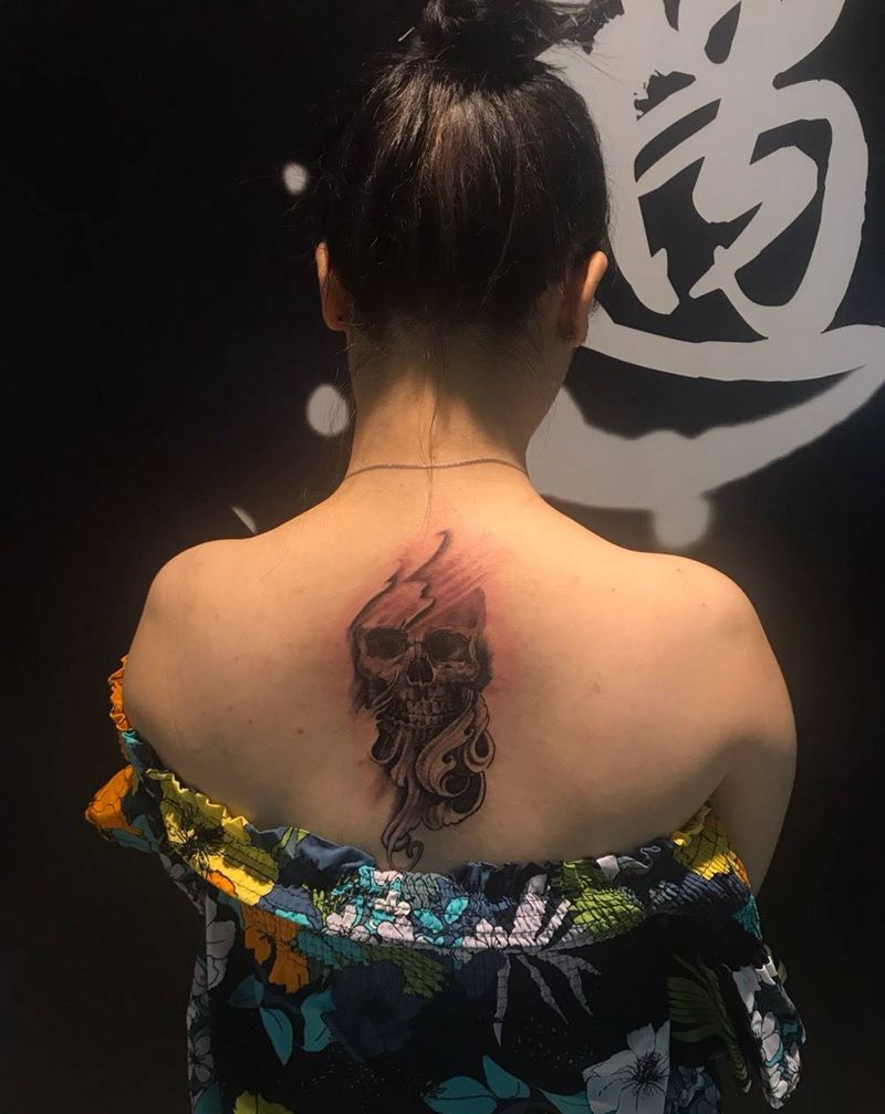骷髅纹身图片