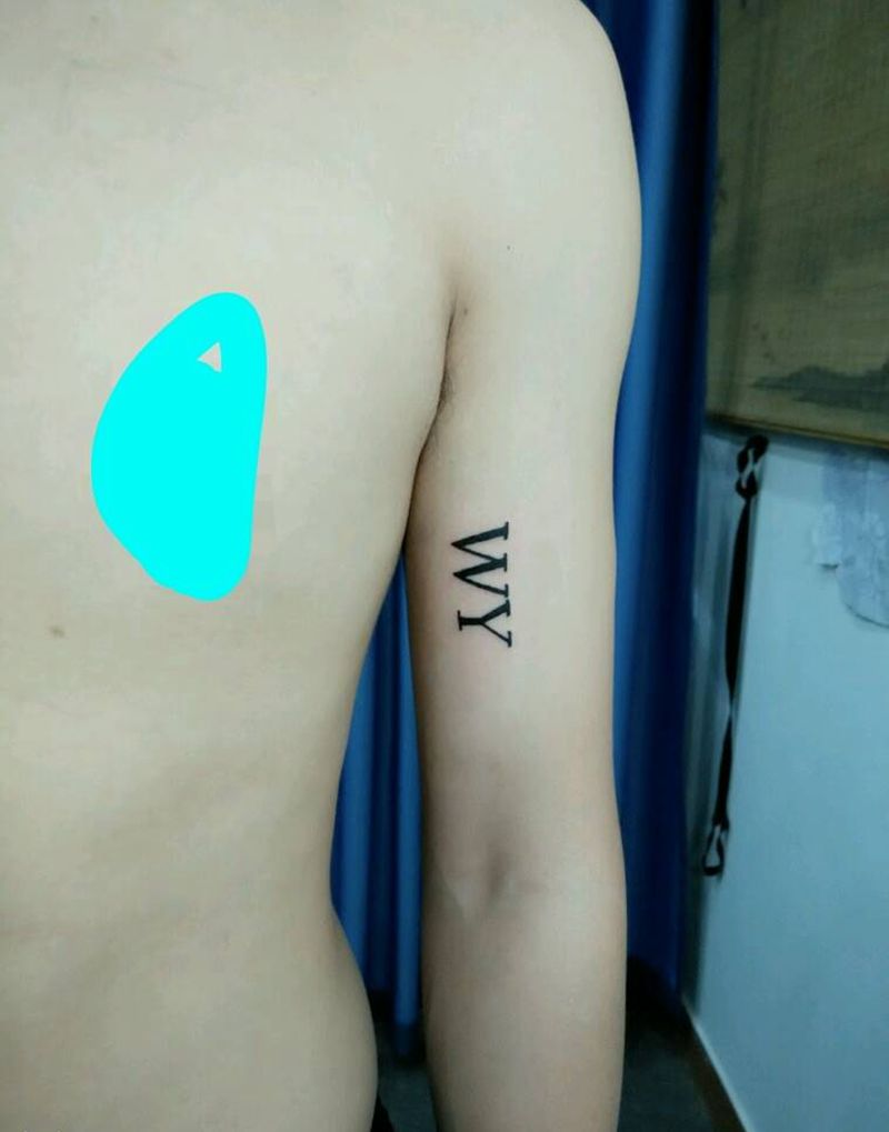 字母纹身图片_手臂欧美字符原创成品纹身图案