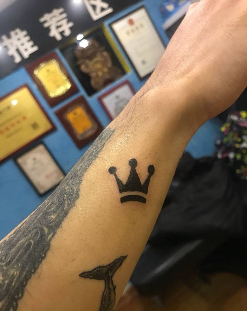 皇冠纹身图片